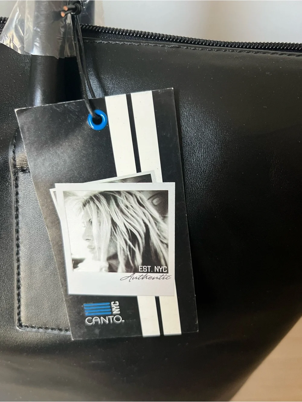 Canto NYC Earn Your Stripes Leather Bag